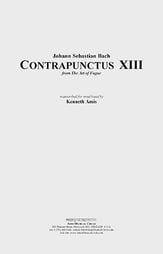 Contrapunctus 13 Concert Band sheet music cover